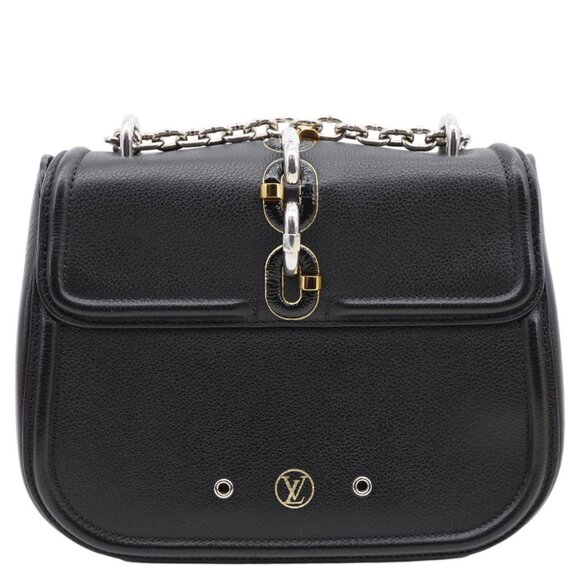 Louis Vuitton  Chain It Leather Crossbody Bag Black - Picture 4 of 13